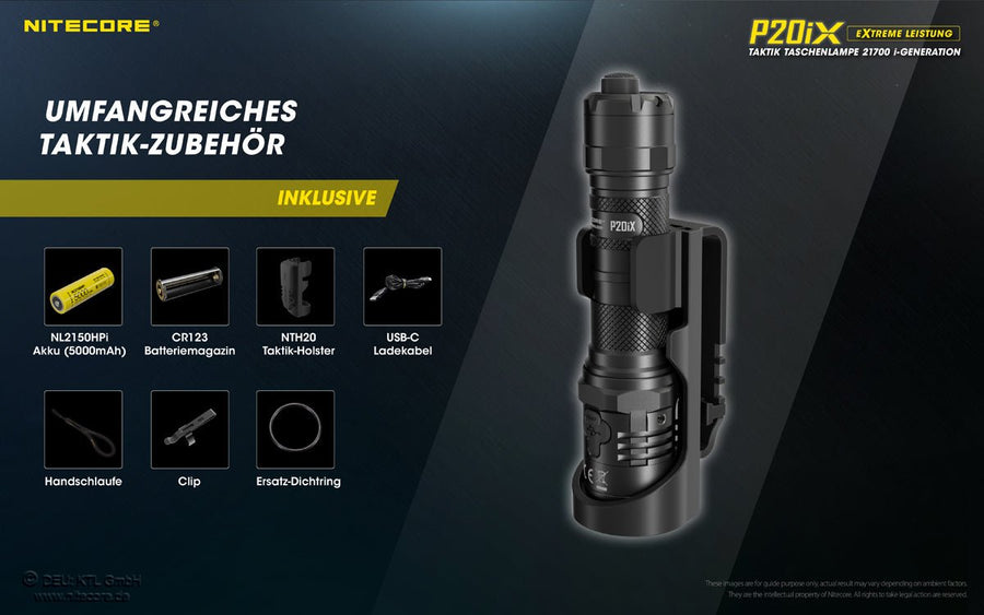 Nitecore P20iX - 4000 Lumen | S4 Supplies