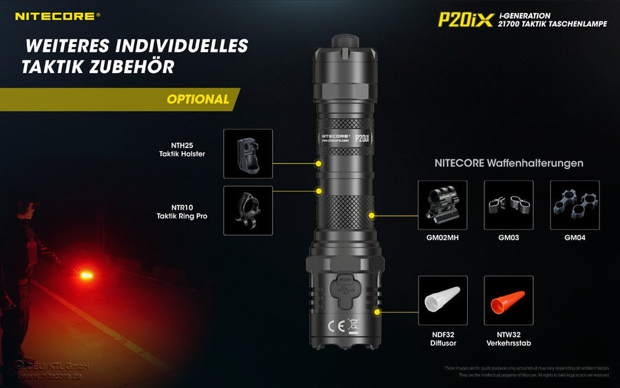 Nitecore P20iX - 4000 Lumen | S4 Supplies