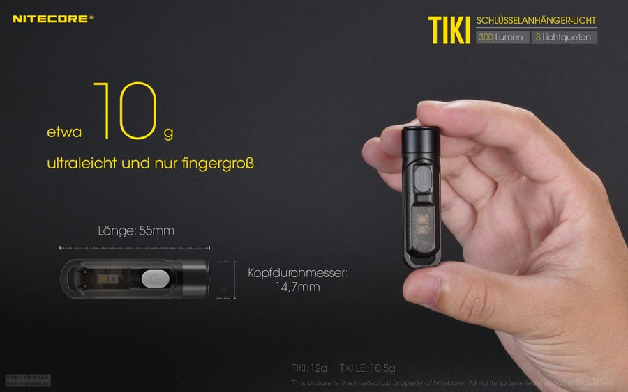 Nitecore  TIKI 300 Lumen | S4 Supplies