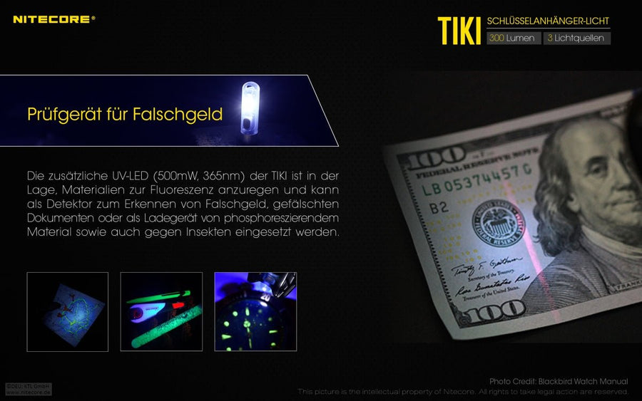 Nitecore  TIKI 300 Lumen | S4 Supplies