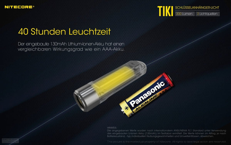 Nitecore  TIKI 300 Lumen | S4 Supplies