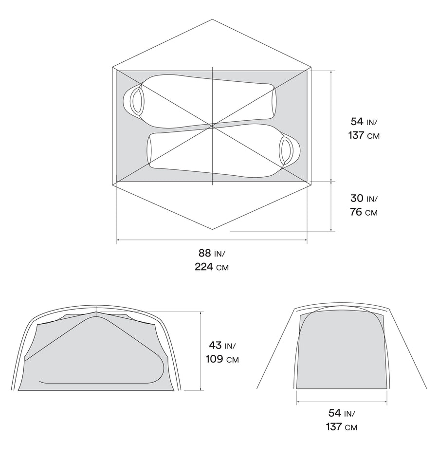 2 Mann Zelt Mineral King™ 2 Tent