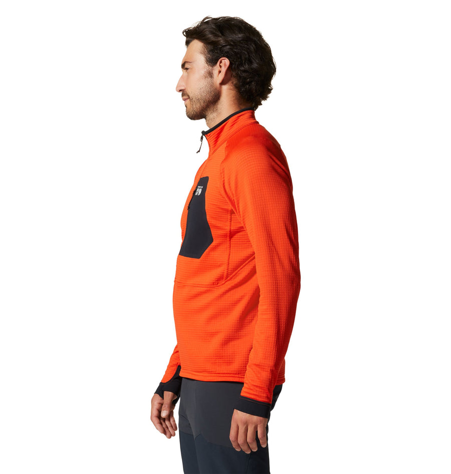 Men`s Polartec™ Power Grid Half Zip Jacke