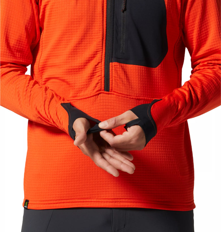 Men`s Polartec™ Power Grid Half Zip Jacke