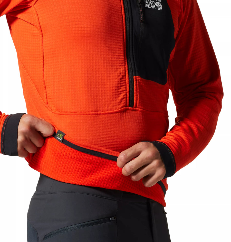 Men`s Polartec™ Power Grid Half Zip Jacke