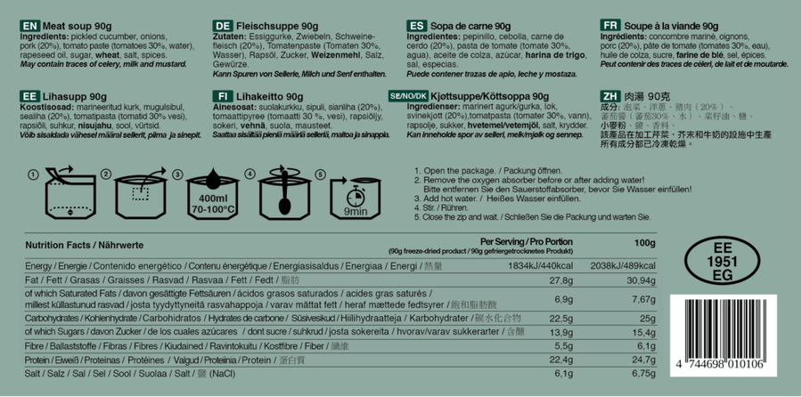 Fleischsuppe